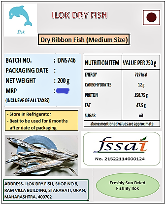 Dry Ribbon Fish.