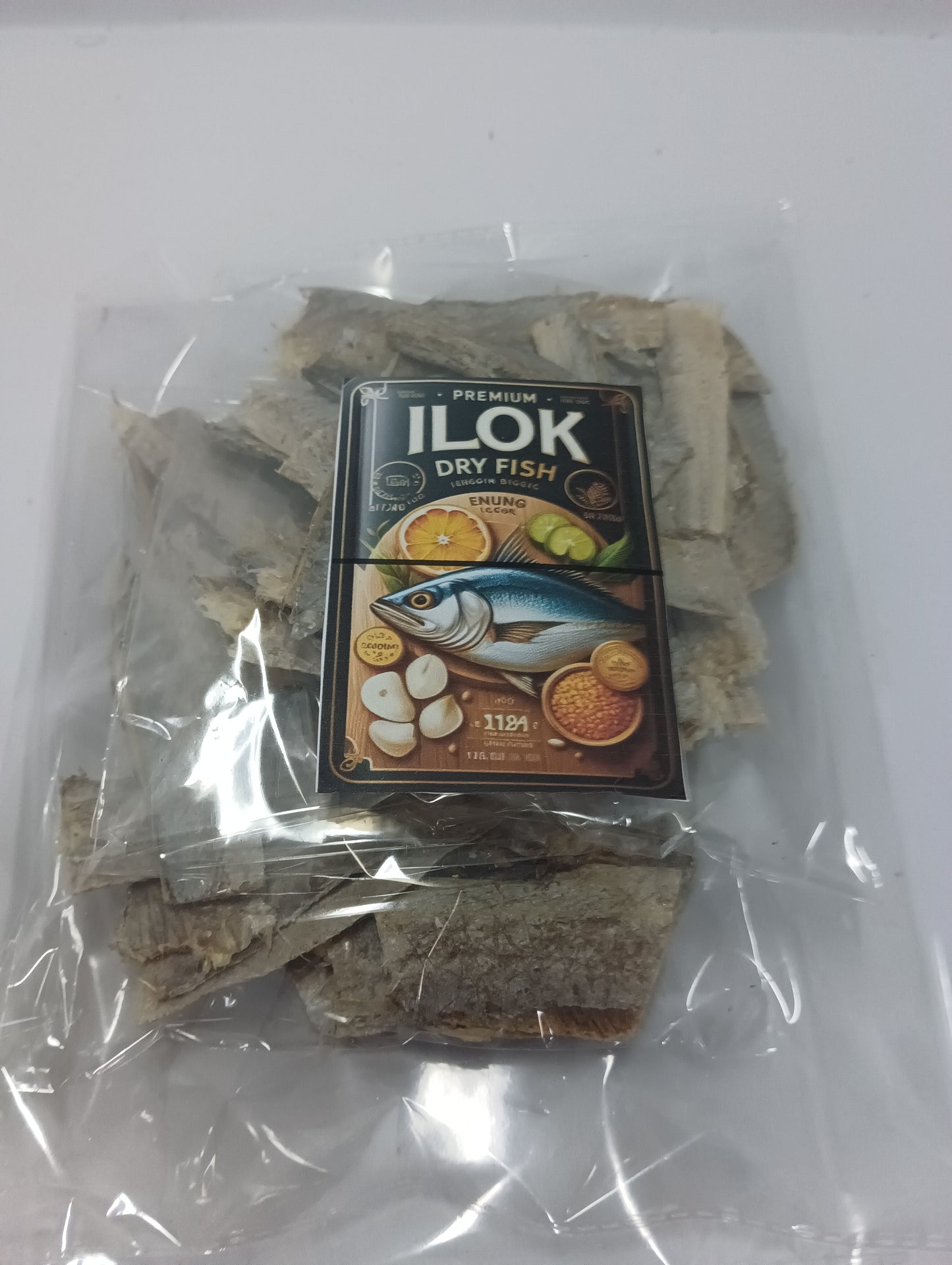 Dry Ribbon Fish Cleaned and Chopped (ready to use). Ilok Premium Dry Fish